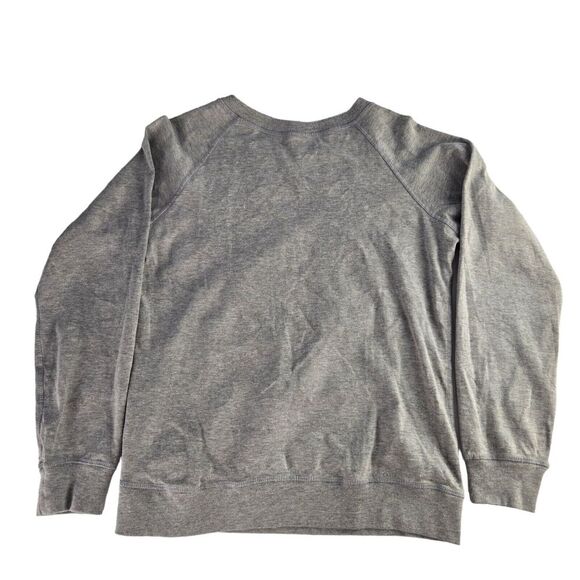 Disney‎ Mickey Mouse Womens Medium Gray Reversible Long Sleeve Sweatshirt - Picture 3 of 7